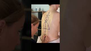 Only POTTERHEAD know all these… ASMR back drawing [upl. by Ylenaj21]