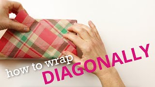 Diagonal Gift Wrap Howto  Nashville Wraps [upl. by Netsriik842]