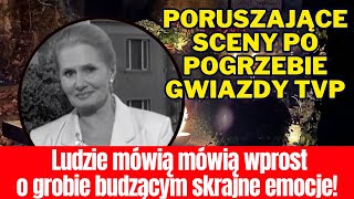 Ujawnili poruszające sceny na pogrzebie gwiazdy TVP Ludzie mówią wprost co widzieli [upl. by Asyla]