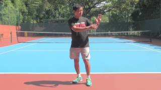 Tennis Forehand Tips  Avoid This Beginners Mistake [upl. by Odnalra]