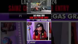 Sainz Misses the Pits🤨  2024 Las Vegas Grand Prix [upl. by Cirone460]