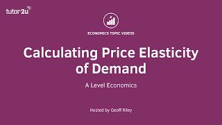 Calculating Price Elasticity of Demand [upl. by Oriaj]