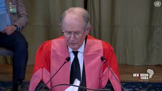 Prof John Dugard presents SAs case at the ICJ [upl. by Brunn]