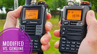 MODIFIED vs GENUINE HW  RX SSB Comparison  Quanshengs UVK5 [upl. by Ahsrats477]