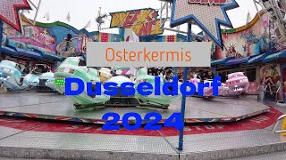 Kermis Düsseldorf 2024  Osterkirmes [upl. by Sollows]