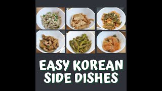 EASY KOREAN STYLE SIDE DISHES  MITCHAIS COOKING [upl. by Ahtinak]