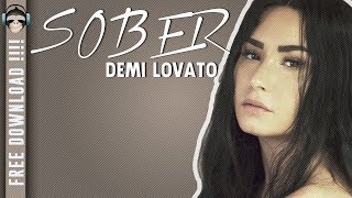 SOBER demilovato  FREE INSTRUMENTAL  KARAOKE  Lyrics [upl. by Nibroc]