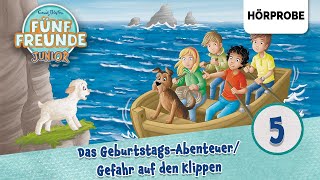 Fünf Freunde Junior  Folge 5 Das GeburtstagsAbenteuerGefahr auf den Klippen  Hörprobe [upl. by Ainecey660]