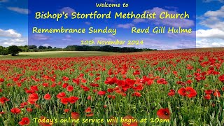 BSMC Sunday Service  Revd Gill Hulme  10th November 2024 [upl. by Daveda794]