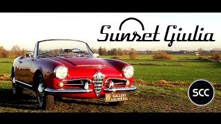 ALFA ROMEO GIULIA 1600 Spider 1962  Test Drive in top gear  SCC TV [upl. by Omissam]