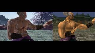 Tekken 3 quotSpecialquot Embu Remake in Tekken 7 Side by side Comparison [upl. by Tnahsarp]