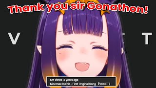 Inas Violet finally reached 6 million views thanks to the Gonathon Tragedy [upl. by Lienahs641]