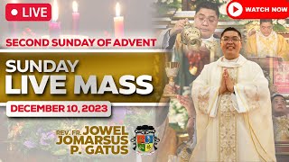 SUNDAY FILIPINO MASS LIVE TODAY ONLINE II DECEMBER 10 2023 II FR JOWEL GATUS II 2ND SUNDAY ADVENT [upl. by Gibe]