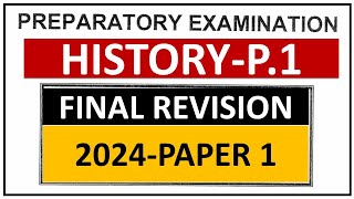 HISTORYP1 GRADE 12 GAUTENG PROVINCE FINAL REVISION 2024 THUNDEREDUC [upl. by Franni]