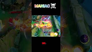 Maniac mlbb shorts mobilelegends mlbb [upl. by Shelburne]