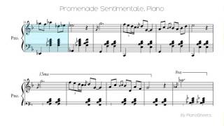 Promenade Sentimentale Piano Solo [upl. by Erdied]