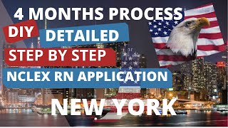 NEW YORK BON NCLEXRN APPLICATION  DIY GUIDE  DETAILED STEP BY STEP PROCESS [upl. by Redlac]