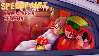 Speed Paint Halloween season  South Park [upl. by Acker]