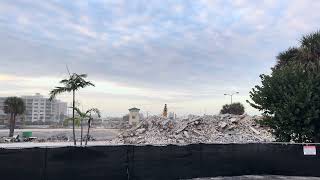 Historic Cocoa Beach Florida Holiday Inn Demolition [upl. by Athallia155]