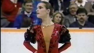 Katarina Witt GDR  1988 Calgary Figure Skating Ladies Long Program US ABC [upl. by Gibe827]