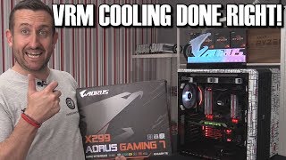 Gigabyte X299 Gaming 7 Review VRM Cooling Done Right [upl. by Sibel]