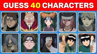 Guess 40 Naruto characters in 3 seconds [upl. by Airdni116]