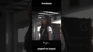 rhodessa  pagod na sayo Visualizer  Short Video [upl. by Danas]