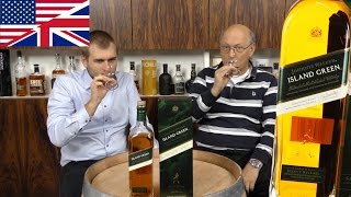 Whisky ReviewTasting Johnnie Walker Island Green [upl. by Dnaltiac310]