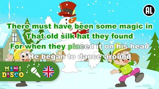 FROSTY THE SNOWMAN  Christmas Songs  Karaoke  Mini Disco [upl. by Attiuqal771]