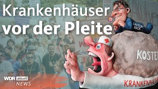 KrankenhausProtest Warum KlinikMitarbeiter um ihre Jobs fürchten  WDR Aktuelle Stunde [upl. by Luane]