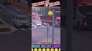 Terrifying Moments Brake Failure Causes Car to Crash 😲 trending viralshort accidents shorts [upl. by Janaya]