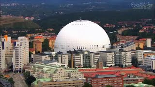 Stockholm Globen  the largest hemispherical building on Earth 4K 35 [upl. by Olnee]