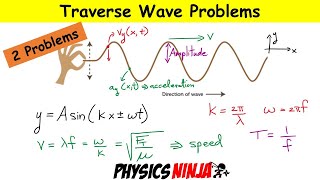 Transverse Waves on a String Problems [upl. by Enened]