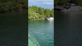 Tobermory Explore the Bruce County youtubeshorts travel lake cottages lakeviewsatisfying [upl. by Sairu]