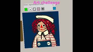 Reggedy Ann and Andy  Art Challenge vrchat painting fyp art artchallenge subscribe [upl. by Krantz804]