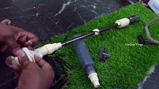 Electric Operated Aquarium Cleaner  Simbaa Vlogs [upl. by Glassman]