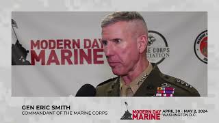 General Eric Smith Commandant of the Marine Corps  Modern Day Marine 2024 [upl. by Ardnac]