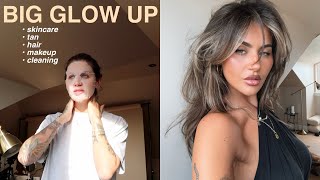 A BIG GLOW UP  HAIR TAN amp MAKEUP  JAMIE GENEVIEVE [upl. by Hermes871]