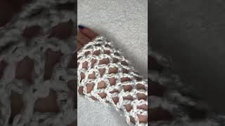 Fishnet crochet gloves tutorial shorts [upl. by Nnaaihtnyc625]