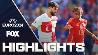 Spain vs Croatia Highlights  UEFA Euro 2024 [upl. by Nitaj426]