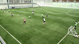 How to perfect the possession game  Soccer passing drill  Nike Academy [upl. by Gelya874]