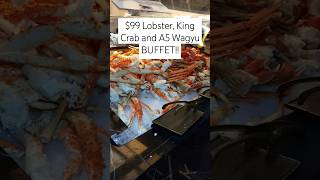 99 All You Can Eat Lobsters King Crab and A5 Wagyu Buffet at Niku X Los Angeles [upl. by Anile]