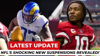 NFL Suspensions Shock the League Zay Jones Out 5 Games Alaric Jackson and More Penalized [upl. by Haroun]