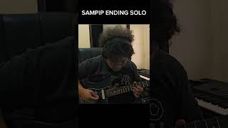 Playing Sampip Ending Solo parokyaniedgar parokya guitar [upl. by Nahtonoj]