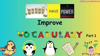 Vocabulary Week 1 [upl. by Gernhard]