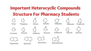 Heterocyclic compounds lecture 3 and 4 [upl. by Ecirtnahc192]