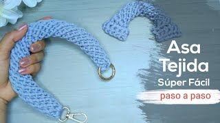 ASA tubular para BOLSO tejida a Crochet paso a paso [upl. by Thoer]