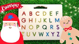 Practice the Alphabet with our Christmas ABC Song [upl. by Mackay]