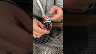 Cartier Santos Stainless Steel Blue Dial Mens Watch WSSA0030 Review  SwissWatchExpo [upl. by Anairt]