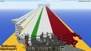 Minecraft HMHS Britannic Wreck overview [upl. by Ainival]